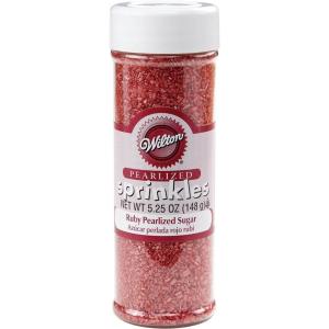 Wilton Pearilized Sugar Food Decorative, Ruby,Red(5¼ oz)