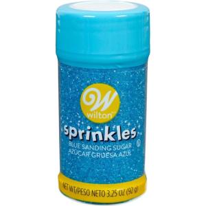 Wilton Sparkling Sugar Decorating Sprinkles, 3.25 oz., Purple(Blue Sugar)
