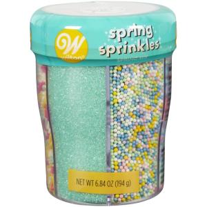 Easter and Spring Pastel Sprinkle Assortment, 6 Cell 6.84 OZ.