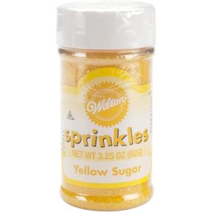 Wilton Sparkling Sugar Decorating Sprinkles, 3.25 oz., Yellow
