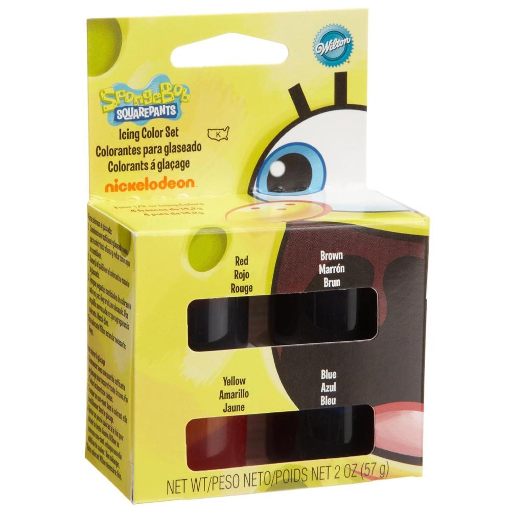 image:imageWilton Pastel 4Piece Icing Color SetSpongebob
