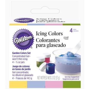 Wilton Pastel 4-Piece Icing Color Set(GARDEN)