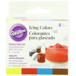 Wilton Pastel 4-Piece Icing Color Set(Primary)