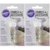 Edible Glitter .04oz-Silver Stars(0.04 ounces (Pack of 2))
