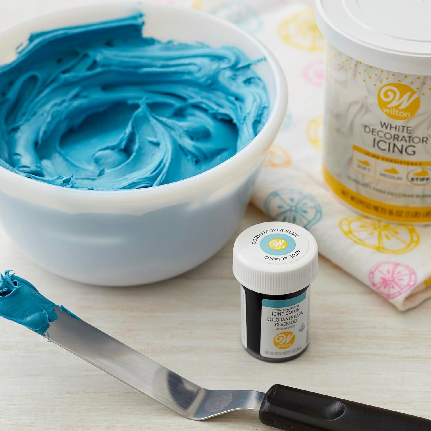 image:imageWilton Gel Food Coloring Highly Concentrated GelBased Icing Color for Frosting Fondant Batter amp Dough Vibrant amp Blendable Cake Decorating Dye 1 oz Leaf GreenBlue