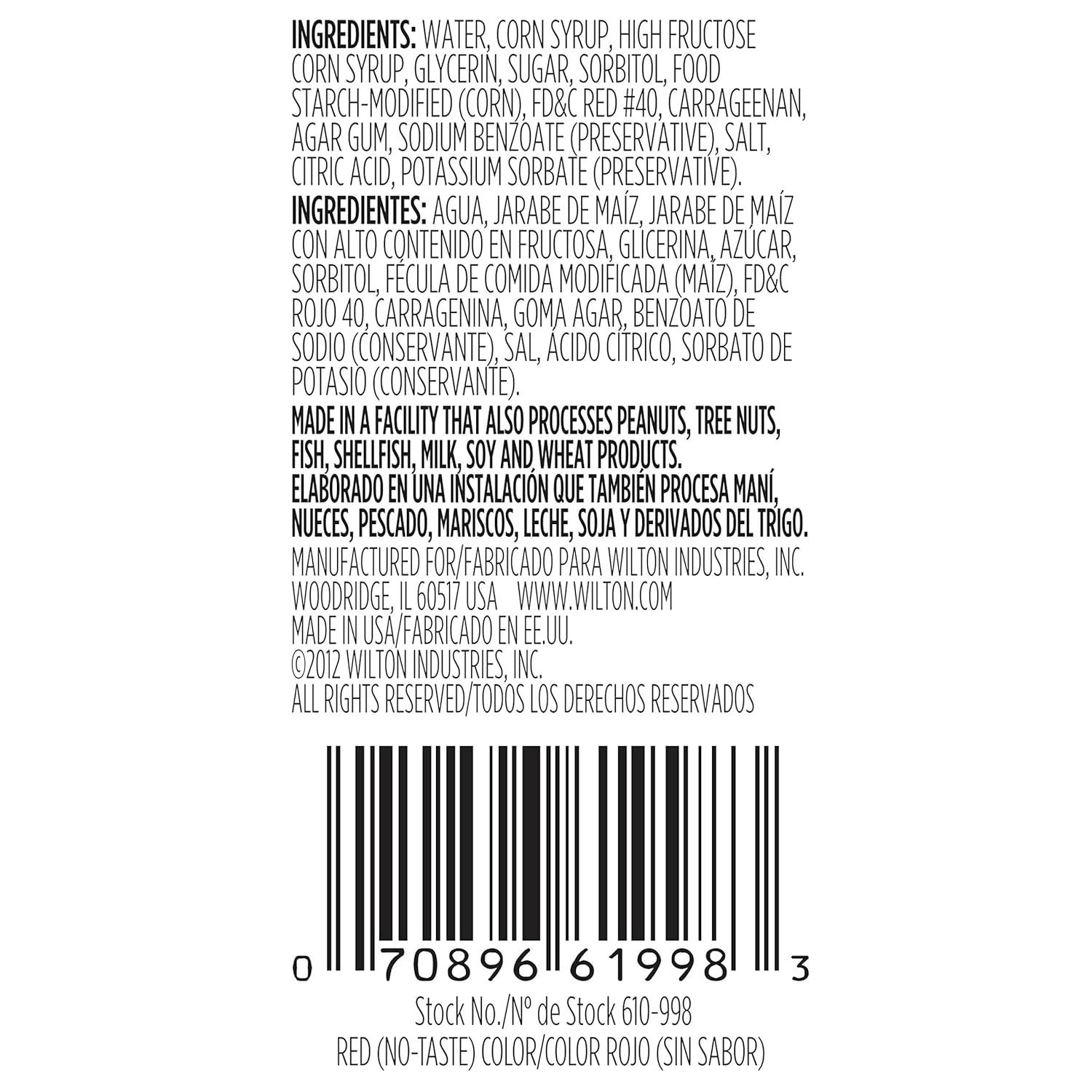 image:imageWilton Gel Food Coloring Highly Concentrated GelBased Icing Color for Frosting Fondant Batter amp Dough Vibrant amp Blendable Cake Decorating Dye 1 oz Leaf GreenRed No Taste