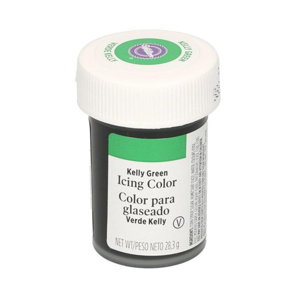 image:imageWilton Gel Food Coloring Highly Concentrated GelBased Icing Color for Frosting Fondant Batter amp Dough Vibrant amp Blendable Cake Decorating Dye 1 oz Leaf GreenKelly Green