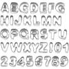 Wilton Fondant Alphabet Number Cookie Cutter Cut Outs, Set of 37
