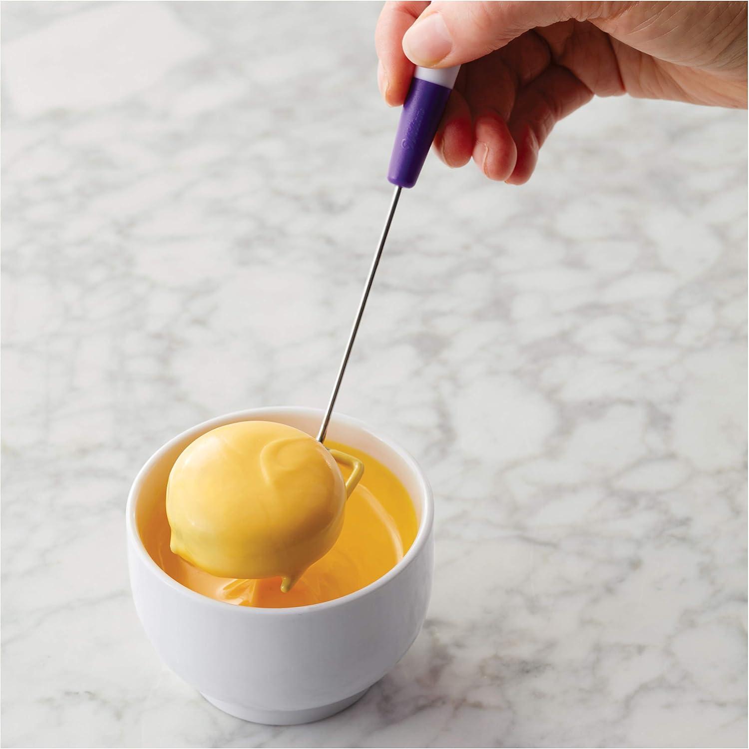 image:imageWilton Candy Melts Candy Dipping Tool Set Ideal for Strawberries Cake Pops Pretzels or Marshmallows Includes 3Prong Fork Cradling Spoon and Spear Tools Only Candy Melts Not IncludedExtrawide