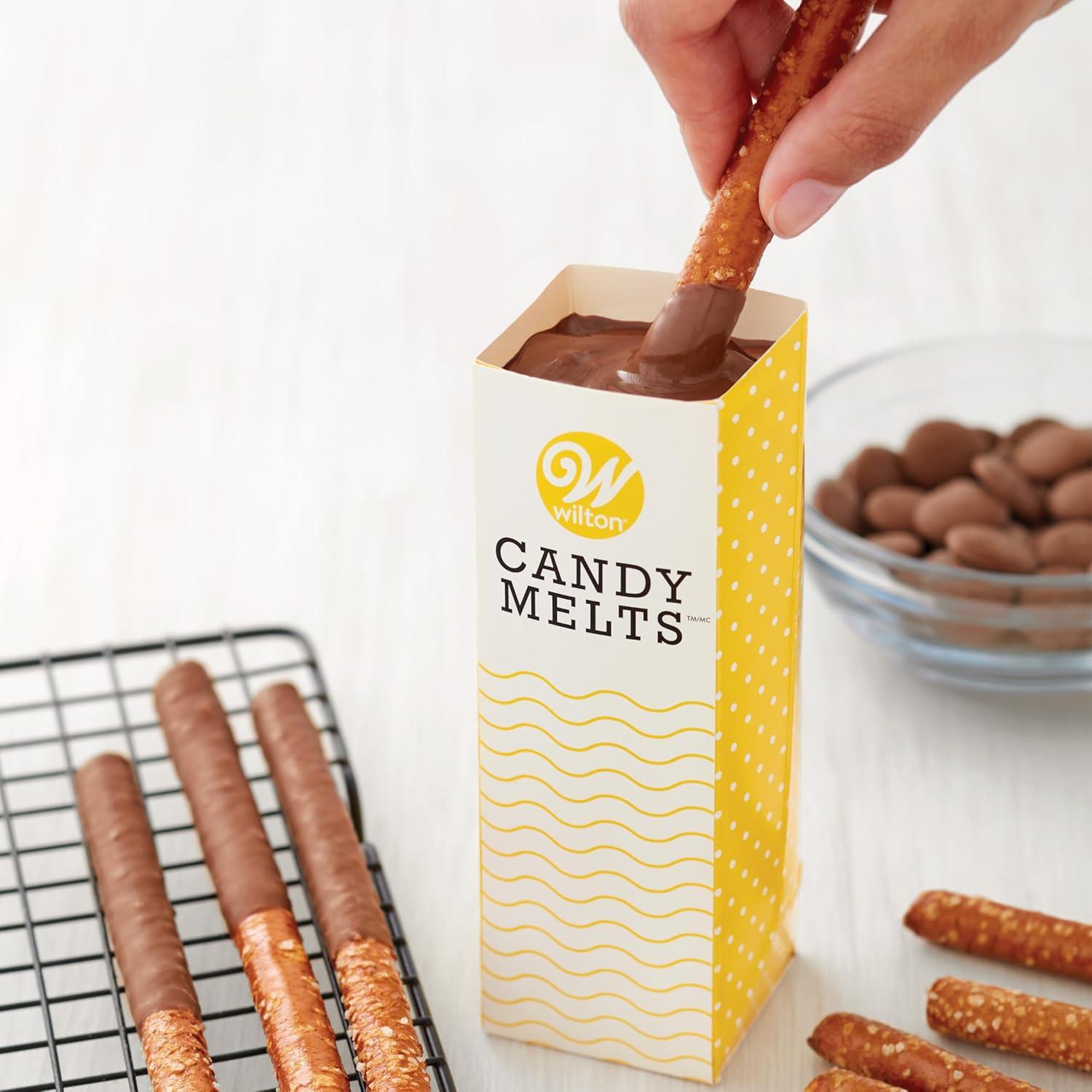 image:imageWilton Tall Dipping Containers Melt Candy Melts Candy Inside the Microwavable Dipping Containers Dip and Drizzle Pretzel Rods amp Cake Pops 3CountTall