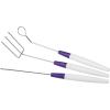 Wilton Candy Melts Candy Dipping Tool Set, Ideal for Strawberries, Cake Pops, Pretzels or Marshmallows, Includes 3-Prong Fork, Cradling Spoon and Spear, Tools Only, Candy Melts Not Included(Extra-wide)