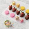 Wilton Candy Melts Candy Dipping Tool Set, Ideal for Strawberries, Cake Pops, Pretzels or Marshmallows, Includes 3-Prong Fork, Cradling Spoon and Spear, Tools Only, Candy Melts Not Included(Extra-wide)