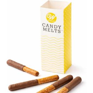 Wilton Tall Dipping Containers – Melt Candy Melts Candy Inside the Microwavable Dipping Containers, Dip and Drizzle Pretzel Rods & Cake Pops, 3-Count(Tall)