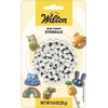 Wilton Edible Candy Eyeball Sprinkles, Small Edible Googly Eyes for Decorating Cupcakes, Cookies & Halloween Treats, Black and White, 0.88 oz(.88 ounce)