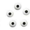 Wilton Edible Candy Eyeball Sprinkles, Small Edible Googly Eyes for Decorating Cupcakes, Cookies & Halloween Treats, Black and White, 0.88 oz(.88 ounce)