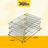 Wilton Excelle Elite 3-Tier Cooling Rack for Cookies, Cake and More – Cool Batches of Cookies, Cake Layers or Finger Foods, Black(Cakes and More)