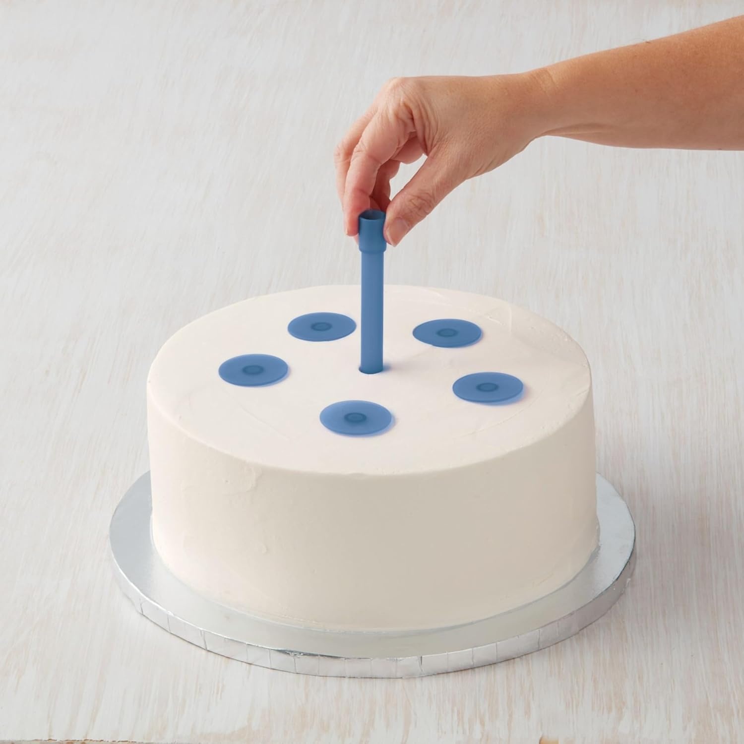 image:imageWilton Cake Support Rods and Caps For Stacking 14Piece Layer Cake Stacking Kit Strong Durable Support Rods Cake Tier Stacking Kit Purple