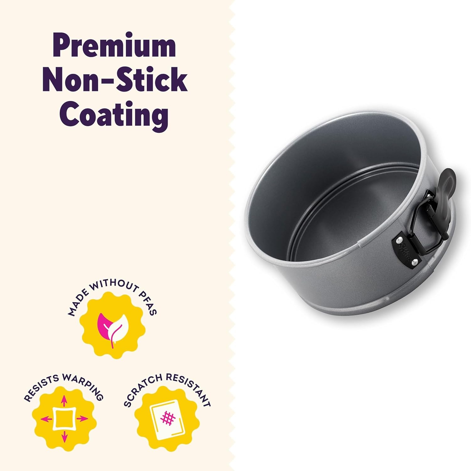 image:imageWilton Everyday Non Stick Springform Pan for Cheesecakes and Tarts Made without PFAs 6 Inch