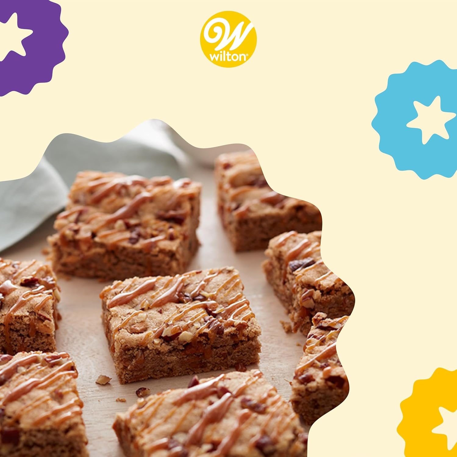 image:imageWilton Perfect Results NonStick Oblong Cake Pan Set Bake Transport and Serve a Delicious Cakes Brownies Casseroles 3Piece 13 x 9InchMedium