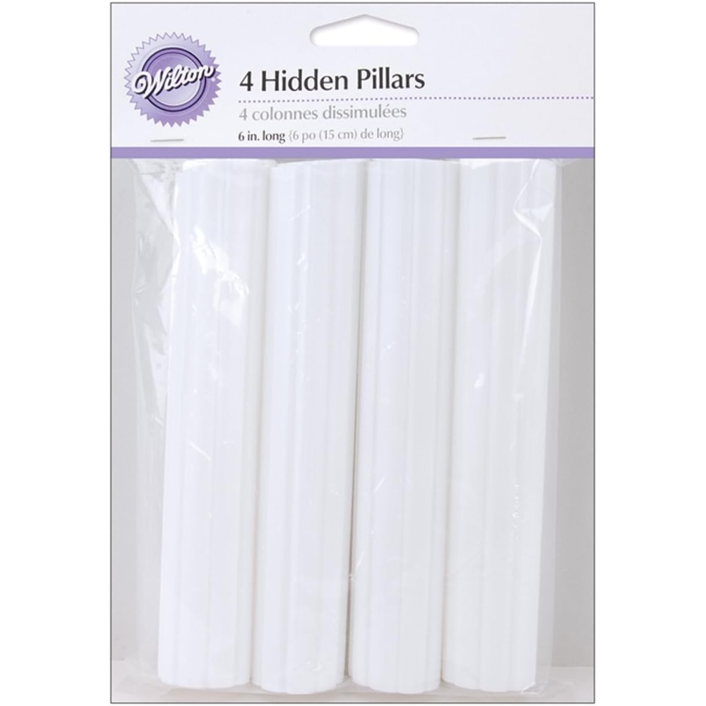 image:imageWilton 4Pack Hidden Pillar for Cakes 6Inch