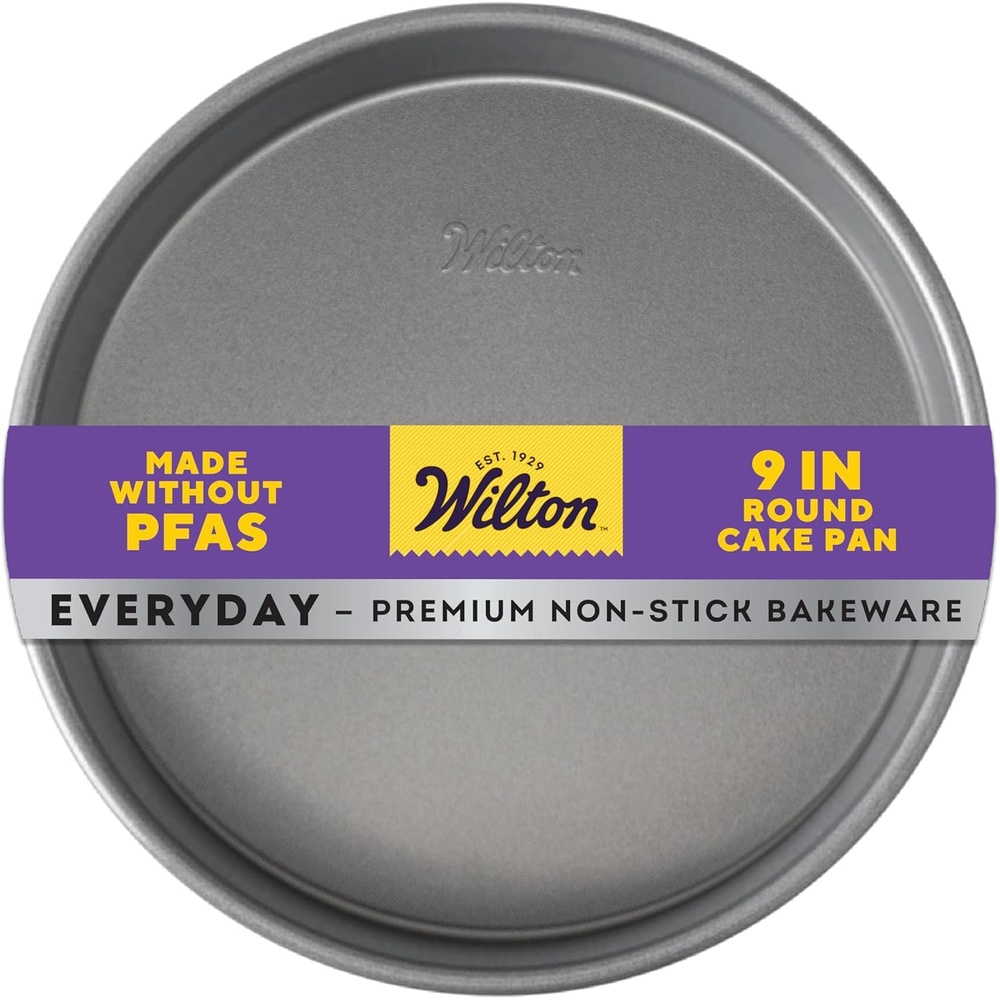 image:imageWilton Everyday Non Stick Round Cake Pan Easy Release Bakeware for Layer Cakes Cheesecake and Everyday Baking Aluminized Steel 9 Inch