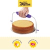 Wilton Adjustable Cake Leveler – For Leveling and Torting – Quality Cake-Decorating Tool – Dishwasher Safe & Easy to Use – 12 x 6.25 Inch