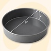 Wilton Everyday Non Stick Round Cake Pan, Easy Release Bakeware for Layer Cakes, Cheesecake and Everyday Baking, Aluminized Steel, 9 Inch
