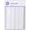 Wilton 4-Pack Hidden Pillar for Cakes, 6-Inch